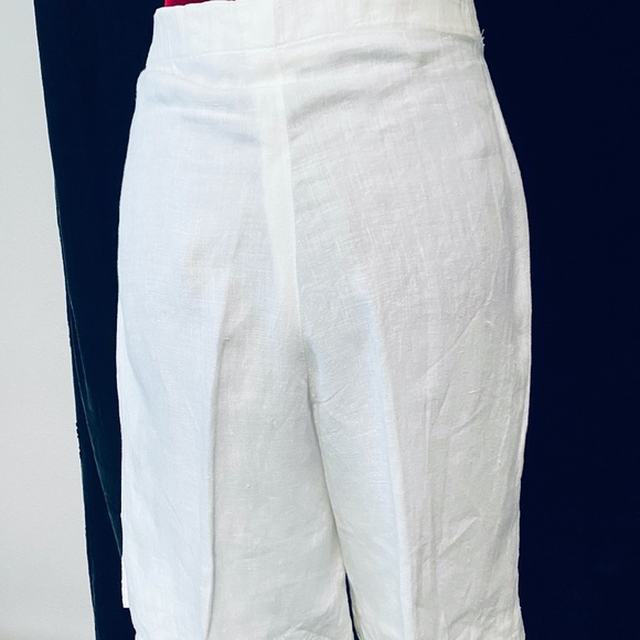 Ladies LINEN Bermuda Golf Shorts - Picture 5 of 8